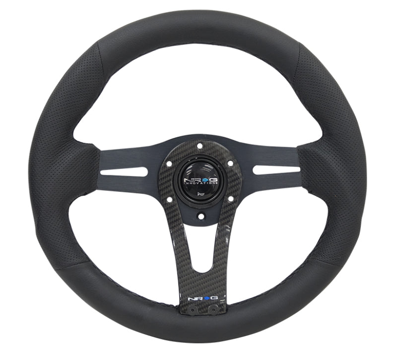 NRG Reinforced Steering Wheel (320mm) w/Carbon Center Spoke NRG Steering Wheels