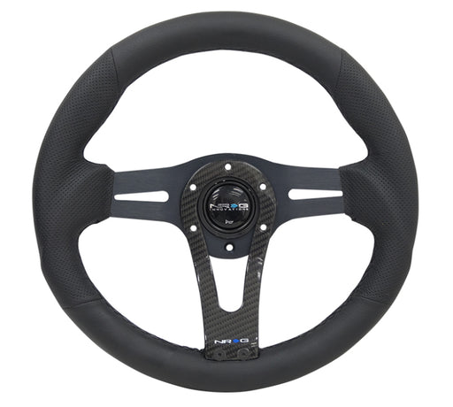 NRG Reinforced Steering Wheel (320mm) w/Carbon Center Spoke NRG Steering Wheels