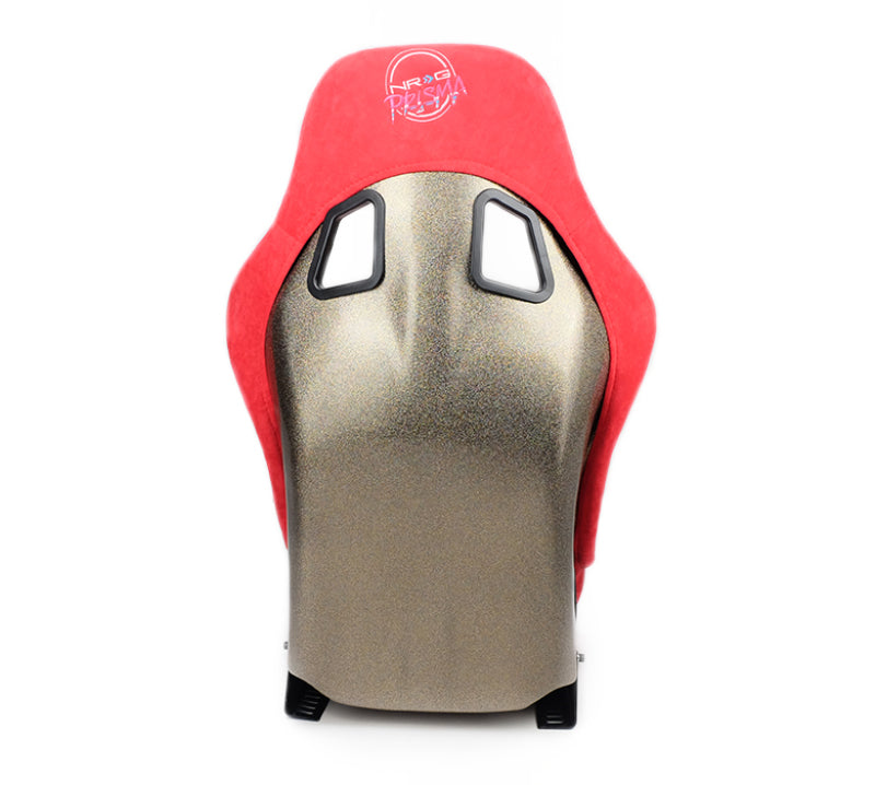 NRG FRP Bucket Seat ULTRA Edition - Medium (Red Alcantara/Pearlized Back) NRG Race Seats