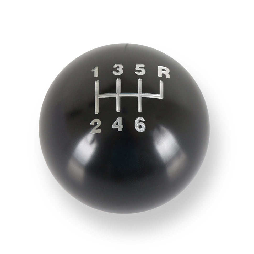 Hurst Billet Shift Knob - 6-Speed Pattern - Gloss Black