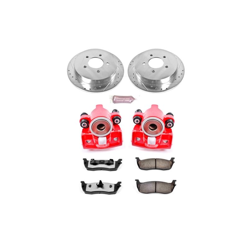 Power Stop 00-02 Ford Expedition Rear Z36 Truck & Tow Brake Kit w/Calipers PowerStop Brake Kits - Performance D&S