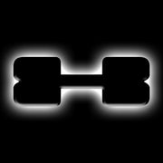 ORACLE Lighting Universal Illuminated LED Letter Badges - Matte Blk Surface Finish - X ORACLE Lighting Light Accessories and Wiring