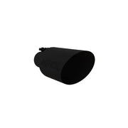 MBRP Universal Dual Wall Angle Rolled End Tip 4-1/2in OD / 2-1/2in Inlet / 11in Length - Black MBRP Tips