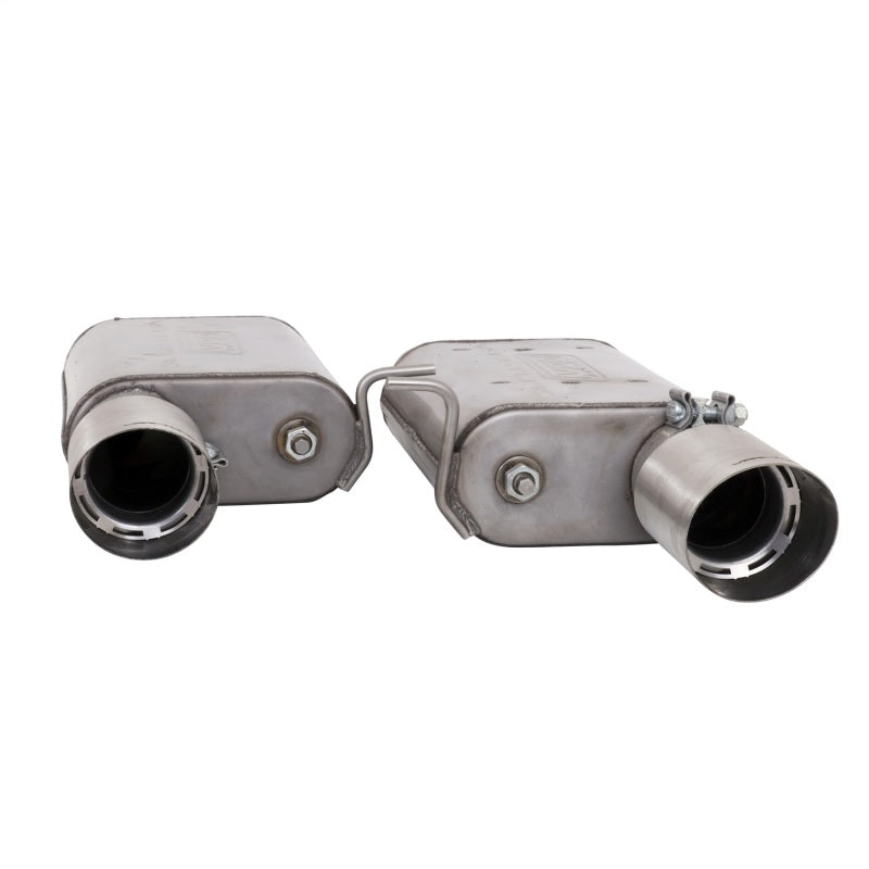 BBK Vari-Tune Axle Back Exhaust Kit 2 Adjustable Performance Mufflers 2-3/4 Pipe 4 in. Tips BBK Axle Back