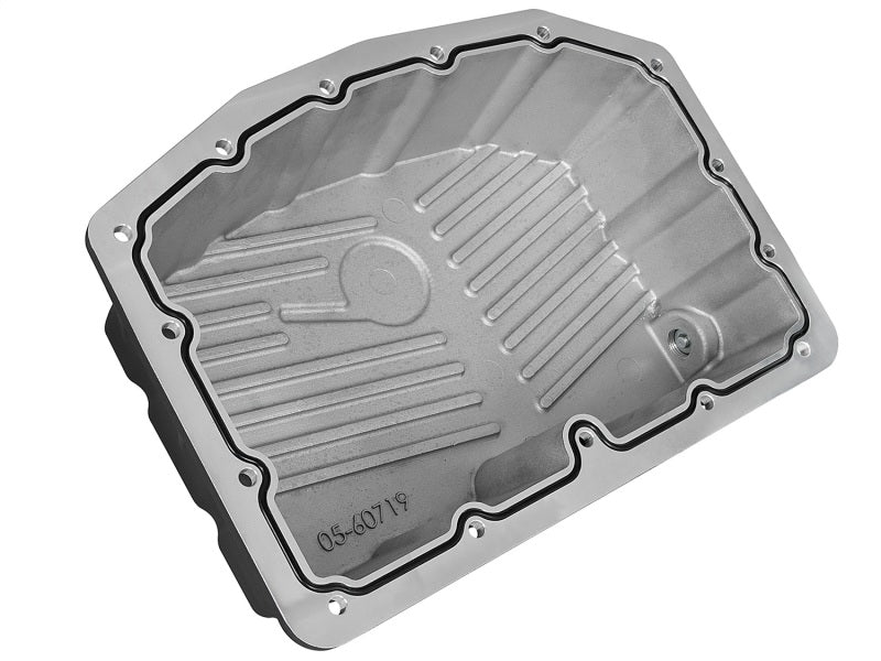 AFE Pro Series Engine Oil Pan Black w/Machined Fins; 11-16 Ford Powerstroke V8-6.7L (td) aFe Diff Covers