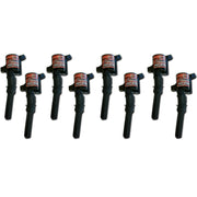 Granatelli 97-04 Ford 4.6L/5.4L 2V Hot Street Coil Packs - Black (Set of 8) Granatelli Motor Sports Ignition Coils - Upgrade
