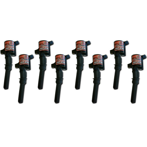 Granatelli 97-04 Ford 4.6L/5.4L 2V Hot Street Coil Packs - Black (Set of 8) Granatelli Motor Sports Ignition Coils - Upgrade