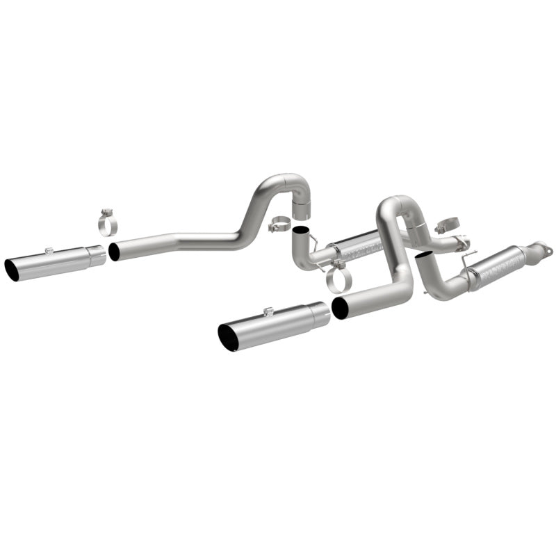 MagnaFlow 99-04 Mustang Mach 1 V8 4.6L Dual Split Rear Exit Stainless Cat-Back Performance Exhaust Magnaflow Catback