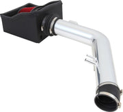 Spectre 11-14 Ford F250/350 V8-6.2L F/I Air Intake Kit - Polished w/Red Filter Spectre Cold Air Intakes
