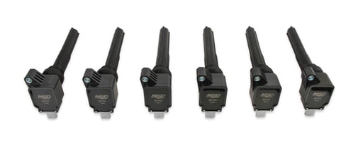 MSD Ignition Coil - Ford EcoBoost - 3.5L V6 - Black - 6-Pack 827063 MSD Autoparts