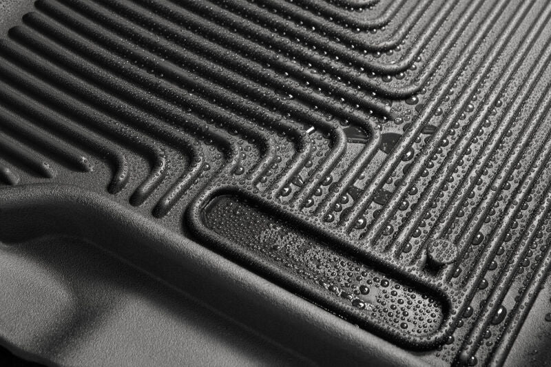Husky Liners 15-23 Ford F-150 Super/Super Crew Cab WeatherBeater Black Front Floor Liners Husky Liners Floor Mats - Rubber
