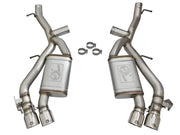 aFe MACHForce XP 3in 304 SS Axle-Back Dual Exhaust (NPP) w/ Polished Tips 16-17 Camaro SS V8-6.2L aFe Axle Back