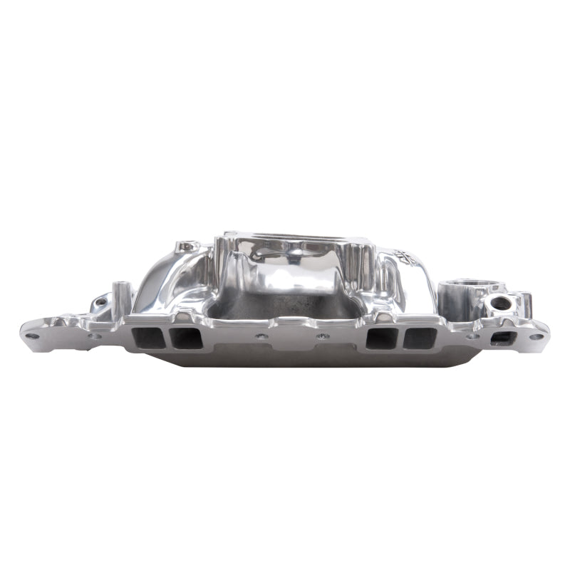 Edelbrock SBC Perf Air Gap Manifold Polished Edelbrock Intake Manifolds