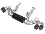 aFe MACH Force-Xp 3in to 2-1/2in 304SS Cat-Back 2020 Chevy Corvette (C8) 6.2L - Carbon Fiber Tip aFe Catback