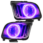 Oracle Ford Mustang 05-09 Halo Kit - ColorSHIFT w/ Simple Controller ORACLE Lighting Headlights