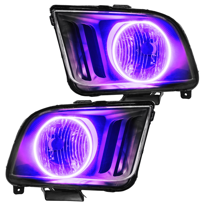 Oracle Ford Mustang 05-09 Halo Kit - ColorSHIFT w/ Simple Controller ORACLE Lighting Headlights