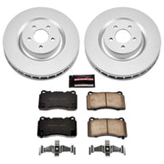 Power Stop 07-14 Ford Mustang Front Z17 Evolution Geomet Coated Brake Kit PowerStop Brake Kits - Performance Blank