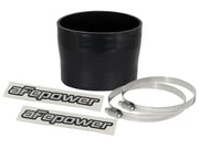 aFe Magnum FORCE (3-3/4in ID to 3-1/2in ID x 3in L) Straight Reducing Coupler - Black aFe Air Intake Components
