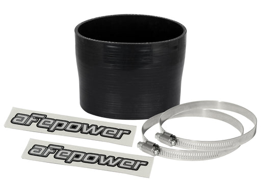 aFe Magnum FORCE (3-3/4in ID to 3-1/2in ID x 3in L) Straight Reducing Coupler - Black aFe Air Intake Components