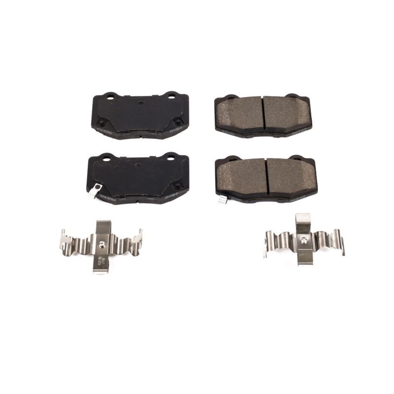 Power Stop 16-19 Cadillac ATS Rear Z17 Evolution Ceramic Brake Pads w/Hardware PowerStop Brake Pads - OE