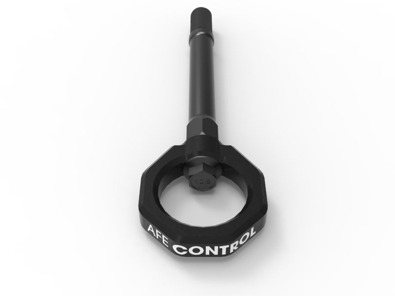 aFe 20-24 Chevrolet Corvette Control Front Tow Hook (Black) aFe Tow Hooks