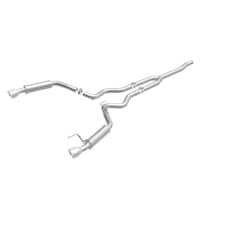 MagnaFlow Cat-Back 15-16 Ford Mustang 2.3L L4 Competition SS 3in Dual Split Rear 4.5in Black Tips Magnaflow Catback