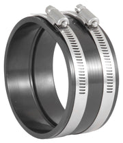 Spectre Coupler 4in. (PVC) - Black Spectre Silicone Couplers & Hoses