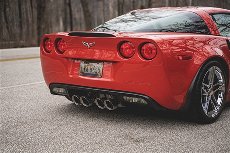 Corsa 06-13 Chevy Corvette C6 Z06 7.0L / 09-13 ZR1 6.2L Polished Axle-Back Exhaust w/4.5in Twin Tips CORSA Performance Axle Back