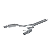 MBRP 15 Ford Mustang GT 5.0 Convertible T409 3in Cat Back Dual Split Rear Exit (Street Version) MBRP Catback