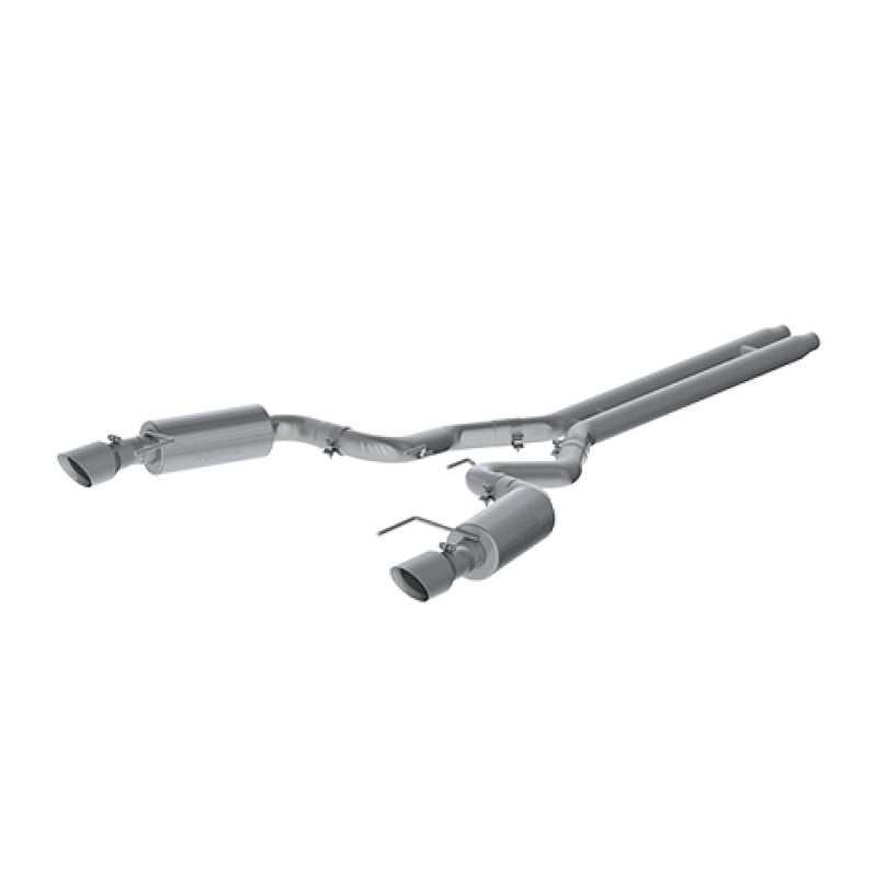 MBRP 15 Ford Mustang GT 5.0 Convertible T409 3in Cat Back Dual Split Rear Exit (Street Version) MBRP Catback