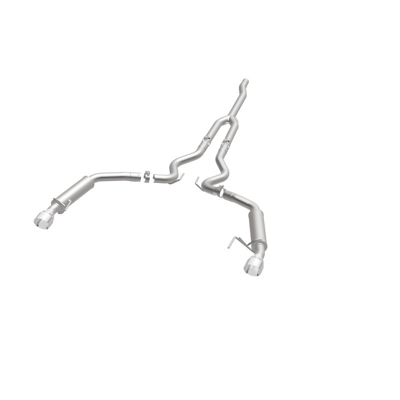 MagnaFlow Cat-Back 15-16 Ford Mustang 2.3L L4 Competition SS 3in Dual Split Rear 4.5in Black Tips Magnaflow Catback