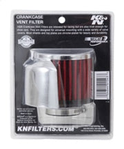 K&N 1.375in Flange ID x 3in OD x 2.5in Height Clamp On Crankcase Vent Filter K&N Engineering Air Filters - Universal Fit
