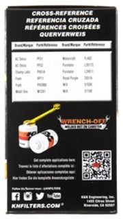 K&N Oil Filter OIL FILTER; AUTOMOTIVE K&N Engineering Oil Filters