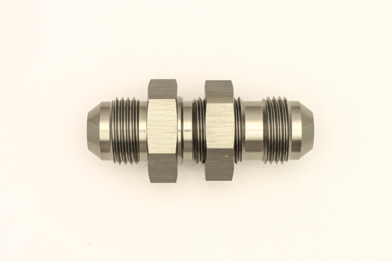 DeatschWerks 8AN Male Flare To 8AN Male Flare Bulkhead Adapter (Incl. Nut) DeatschWerks Fittings