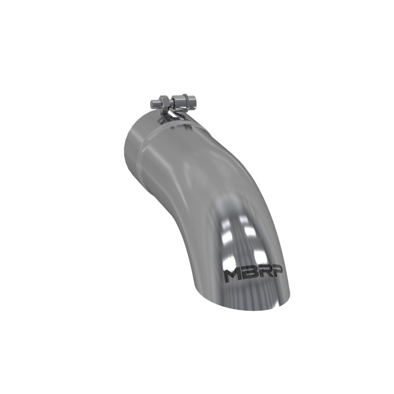 MBRP Universal Tip 3.5in O.D. Turn Down 3.5in inlet 12 length MBRP Steel Tubing