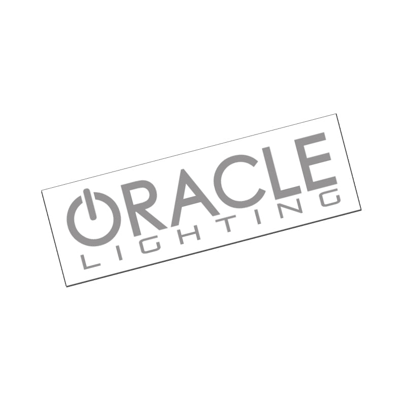 Oracle Decal 6in - Silver ORACLE Lighting Stickers/Decals/Banners