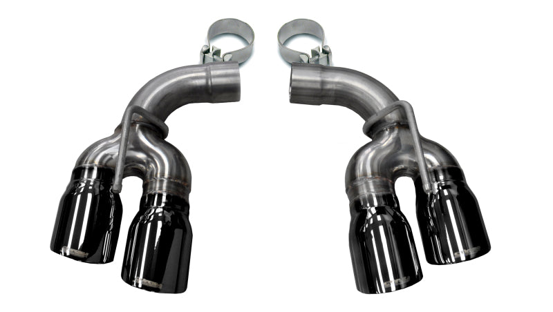 Corsa 2017-24 Chevy Camaro ZL1 2.75in Inlet / 4.0in Outlet Black PVD Tip Kit (For Corsa ExhaustOnly) CORSA Performance Tips