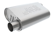 Borla CrateMuffler SBC Hot 350/383 3 inch Offset/Center 14in x 4.35in x 9in Oval Muffler Borla Muffler