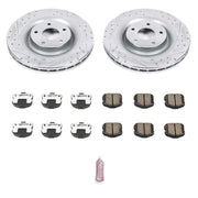 Power Stop 06-13 Chevrolet Corvette Front Z26 Street Warrior Brake Kit PowerStop Brake Kits - Performance D&S
