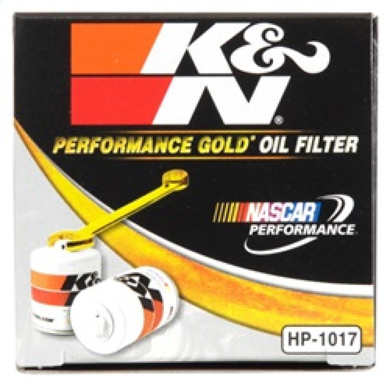 K&N 3.74inch / 2.98 OD Performance Gold Oil Filter K&N Engineering Oil Filters
