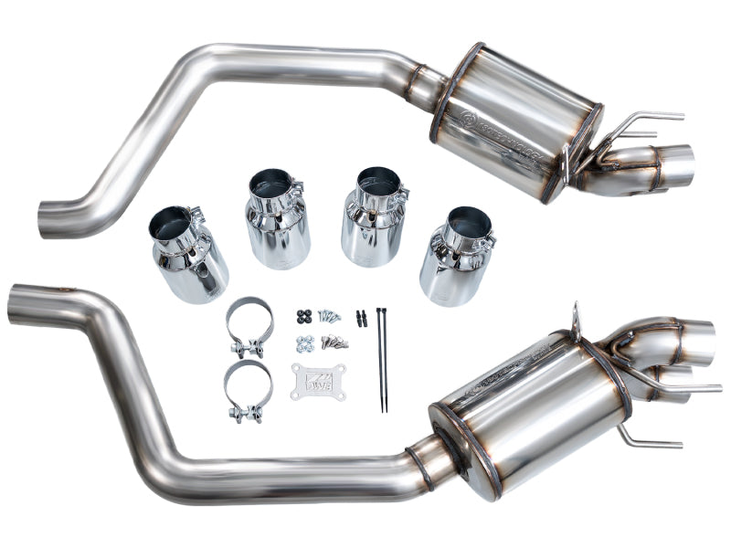 AWE Tuning C6 Chevrolet Corvette Z06/ZR1 Touring Edition Axle-Back Exhaust w/ Chrome Silver Tips AWE Tuning Axle Back