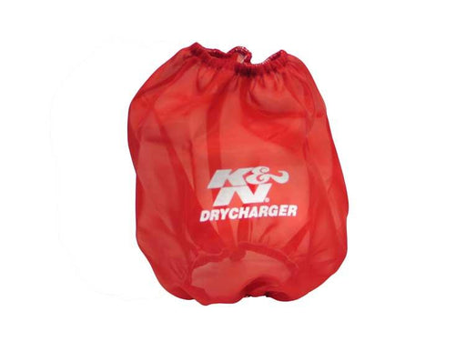 K&N Round Tapered Drycharger Air Filter Wrap Red 7.5in Base ID x 5in Top ID x 7.5in H K&N Engineering Pre-Filters