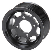 Edelbrock Pulley Enforcer 10 Rib 3 875In Black Edelbrock Supercharger Pulleys