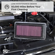 K&N Replacement Air Filter 18-20 Renault Megane IV 1.8L L4 K&N Engineering Air Filters - Drop In