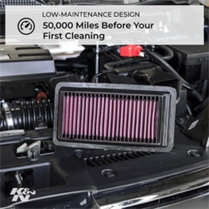K&N Replacement Air Filter 18-20 Renault Megane IV 1.8L L4 K&N Engineering Air Filters - Drop In