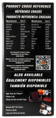 K&N Cellulose Media Fuel Filter 3in OD x 6.938in L K&N Engineering Fuel Filters