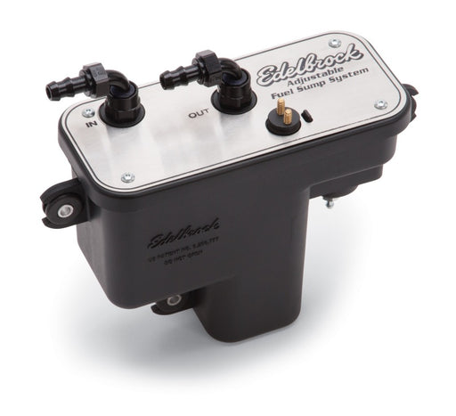 Edelbrock Fuel System Universal Fuel Sump Module Adjustable Fuel Sump Tank Only 255 LPH Edelbrock Fuel Tanks