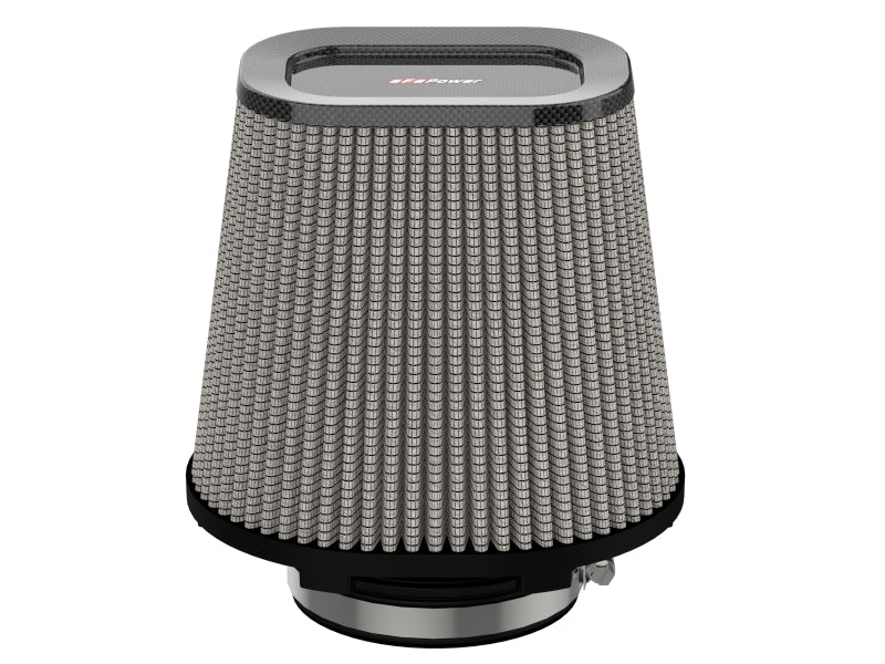 aFe Track Series Intake Pro DRY S Air Filter 4IN F x (7-3/4 x 6-1/2)IN B x (5-3/4 x 3-3/4)IN T x 7IN aFe Air Filters - Universal Fit