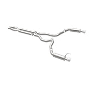 MagnaFlow Cat Back, SS, 3in, Competition, Dual Split Polished 4.5in Tips 2015 Ford Mustang GT V8 5.0 Magnaflow Catback