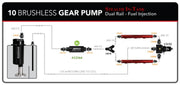 Aeromotive TRV 15 Gallon Brushless Spur 10.0 Fuel Cell Aeromotive Fuel Systems